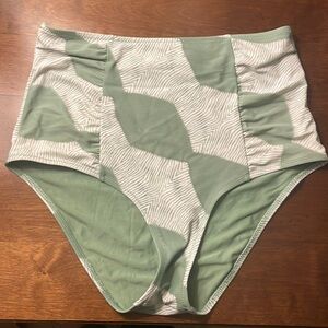 Aerie high rise swim bottoms. Good condition- worn twice, Tag missing.